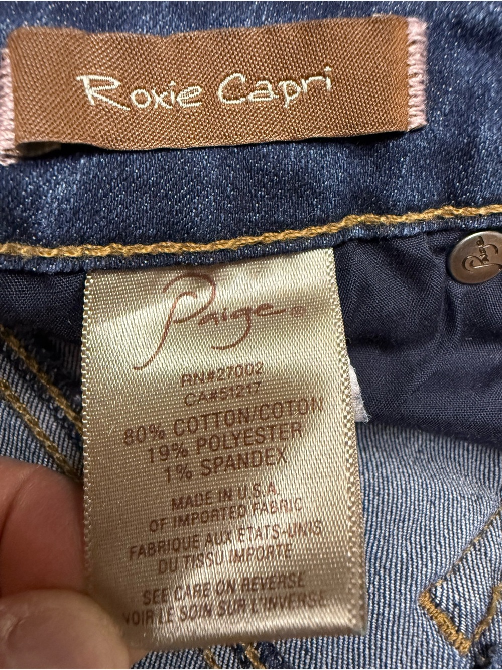 PAIGE Roxie Capri Stretch Jeans - Picture 6 of 6